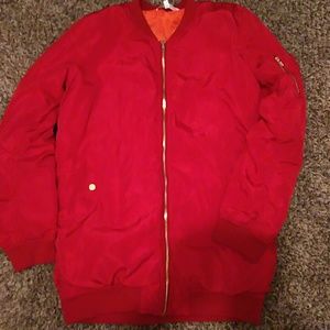 Women's red jacket